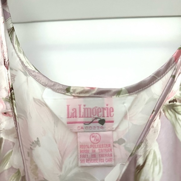 Floral Sleeveless Nightgown - Picture 2 of 4